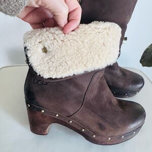 Ugg Sheepskin Lynnea Studded Boots 5
